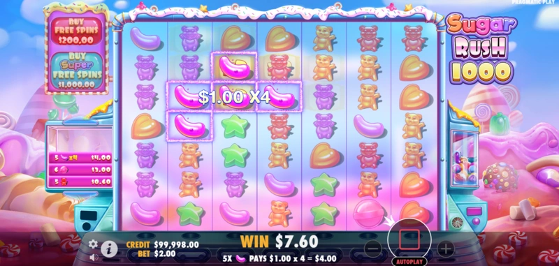 Sugar Rush 1000 slot demo
